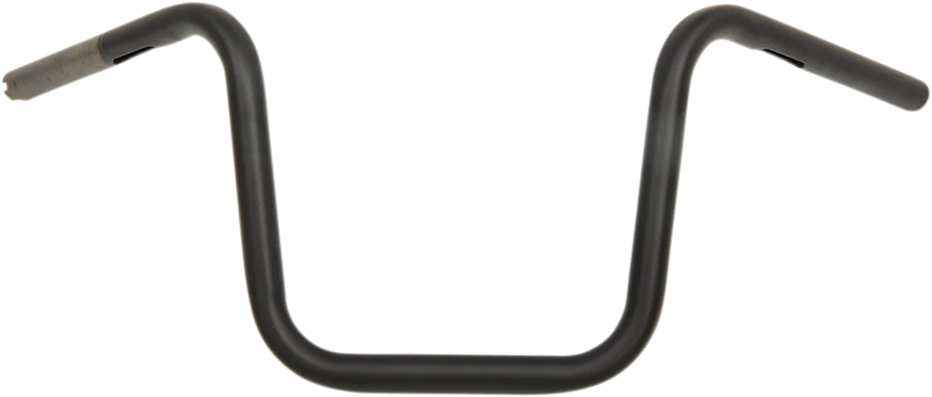 Drag Specialties 1" Handlebar - Narrow Ape - 10" - TBW - Flat Black - Side View
