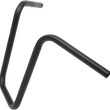 Load image into Gallery viewer, Drag Specialties 1" Handlebar - Narrow Ape - 14" - TBW - Flat Black - Side View