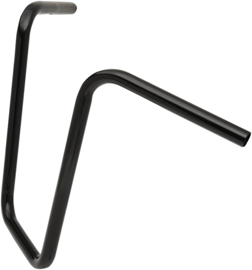 Drag Specialties 1" Handlebar - Narrow Ape - 16" - TBW - Black 0601-4201 - Side View