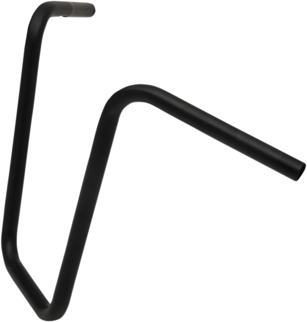 Drag Specialties 1" Handlebar - Narrow Ape - 16" - TBW - Flat Black 0601-4202 - Side View