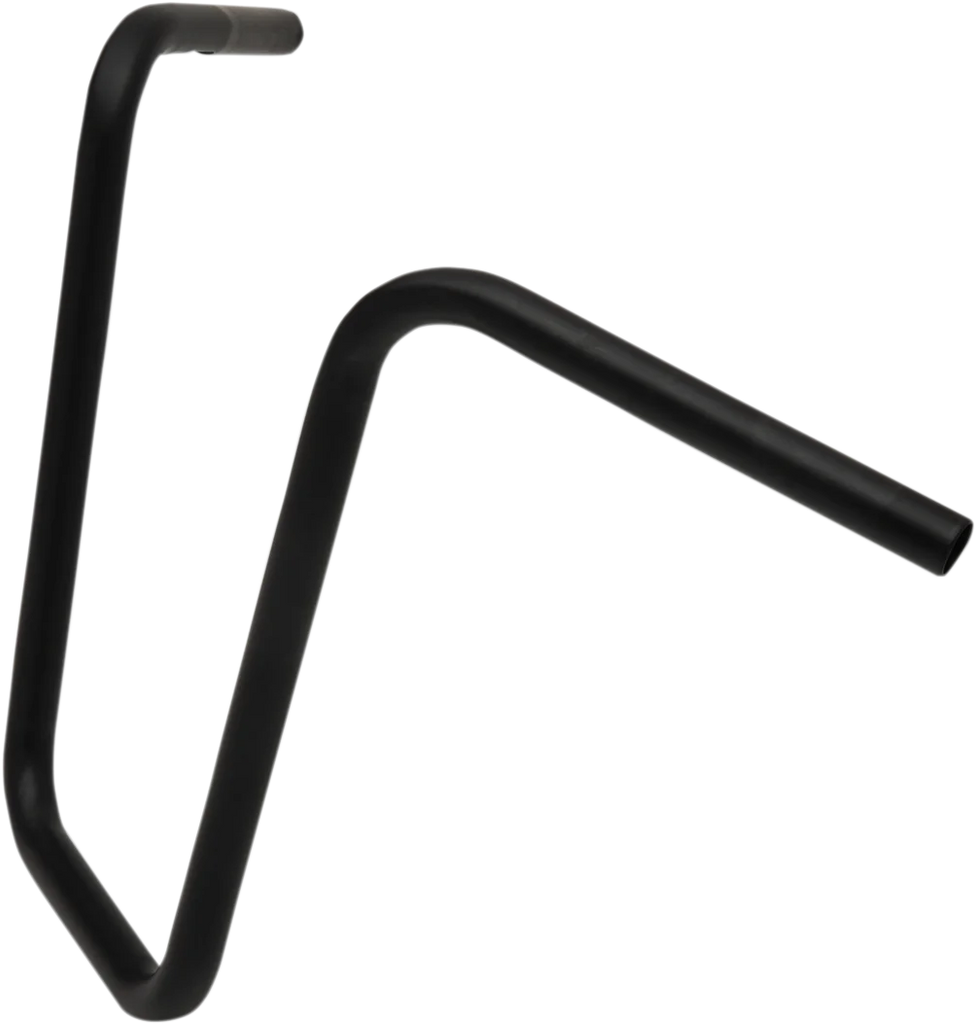 Drag Specialties 1" Handlebar - Narrow Ape - 16" - TBW - Flat Black 0601-4202 - Side View