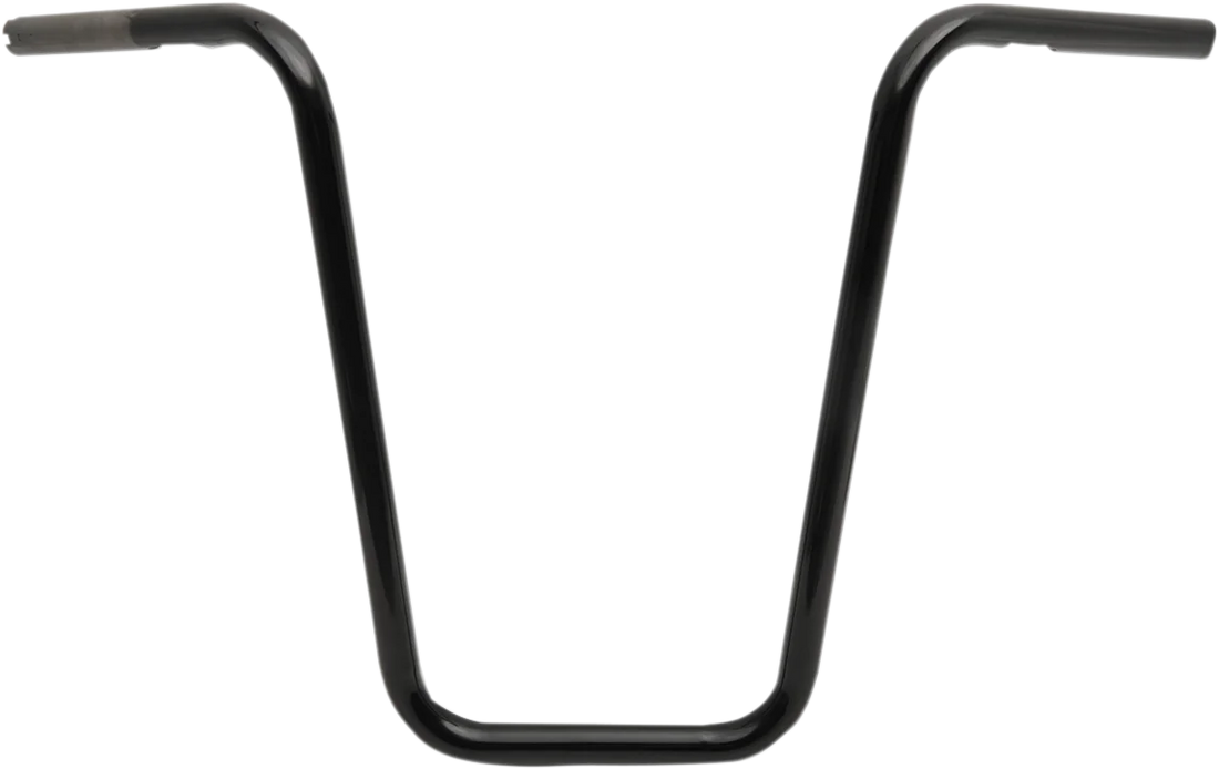 Drag Specialties 1" Handlebar - Narrow Ape - 18" - TBW - Black 0601-4204 - Side View