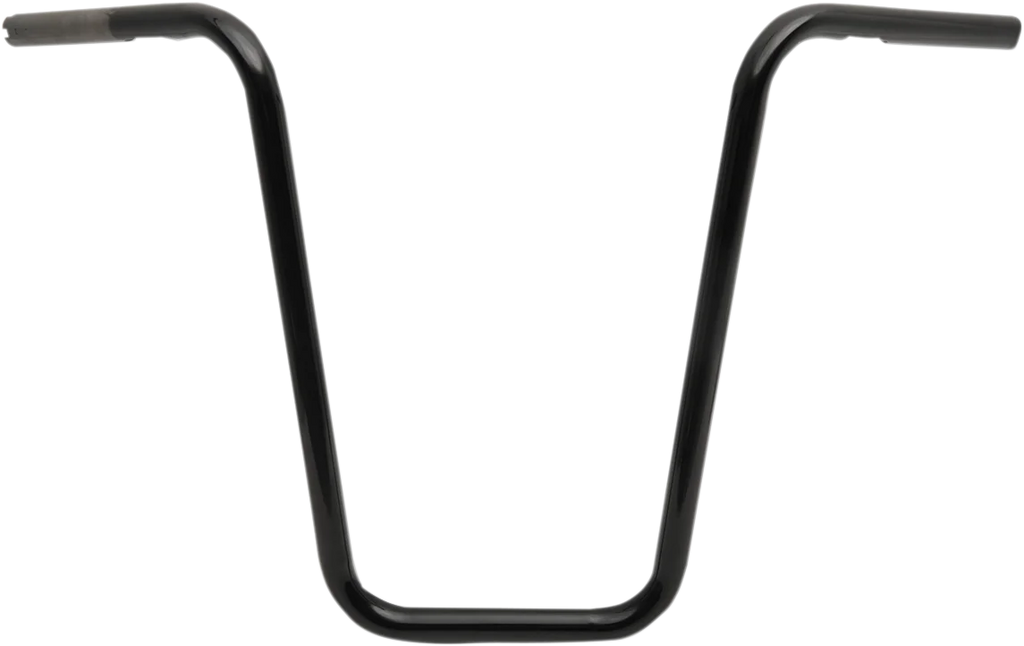 Drag Specialties 1" Handlebar - Narrow Ape - 18" - TBW - Black 0601-4204 - Side View