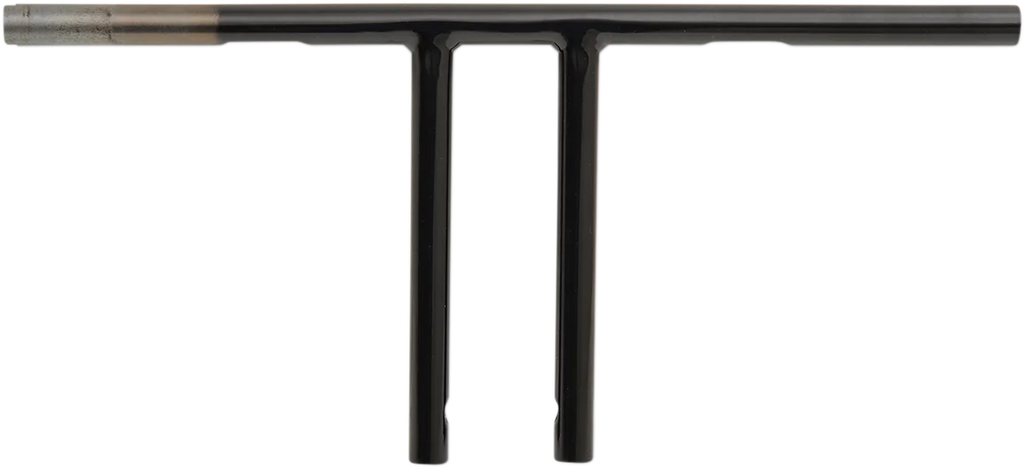Drag Specialties 1" T-Bar - Dimpled - Straight - 10" - Black 0601-4222 - Main Product View