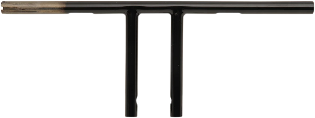 Drag Specialties 1" T-Bar - Dimpled - Straight - 8" - Black 0601-4219 - Main Product View