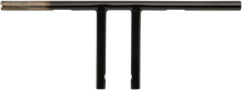 Load image into Gallery viewer, Drag Specialties 1" T-Bar - Dimpled - Straight - 8" - Black 0601-4219 - Main Product View