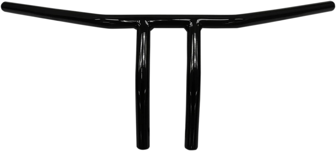Drag Specialties 1" T-Bar - Dimpled - Straight - 8" - Black 0601-4219 - Detail View
