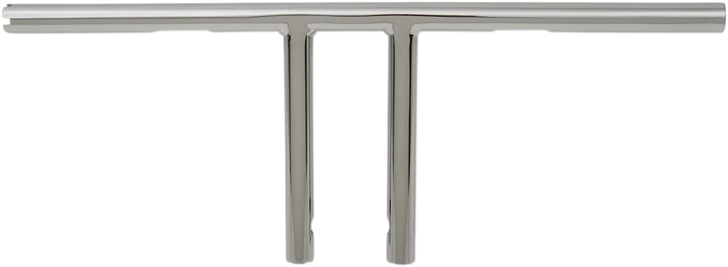 Drag Specialties 1" T-Bar - Dimpled - Straight - 8" - Chrome 0601-4218 - Main Product View