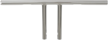 Load image into Gallery viewer, Drag Specialties 1" T-Bar - Dimpled - Straight - 8" - Chrome 0601-4218 - Main Product View