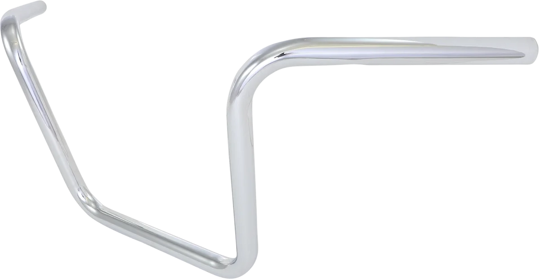 Drag Specialties 1" Touring Handlebar - Ape Hanger - 12" - TBW - Chrome 0601-1216 - Side View