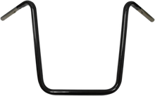 Load image into Gallery viewer, Drag Specialties 1" Touring Handlebar - Ape Hanger - 16" - TBW - Black 0601-1223 - Side View