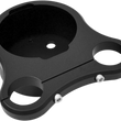 Load image into Gallery viewer, Drag Specialties 1.25" T-Bar Single Gauge Mount - Flat Black - For '00-'20 OEM Style Gauges 2201-0201 - Main Product View