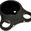 Load image into Gallery viewer, Drag Specialties 1.25" T-Bar Single Gauge Mount - Gloss Black - For '00-'20 OEM Style Gauges 2201-0200 - Main Product View