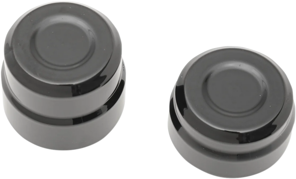 Drag Specialties Axle Cap - Rear - Black - Main Product View