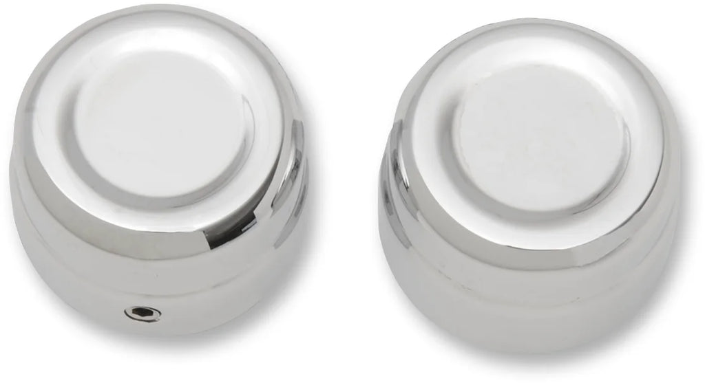 Drag Specialties Axle Cap - Rear - Chrome - Side View