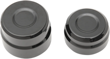 Load image into Gallery viewer, Drag Specialties Axle Caps - Rear - Black - Pair - Main Product View