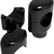 Load image into Gallery viewer, Drag Specialties Big Buffalo Handlebar Risers - 1-1/2" - Black - Main Product View