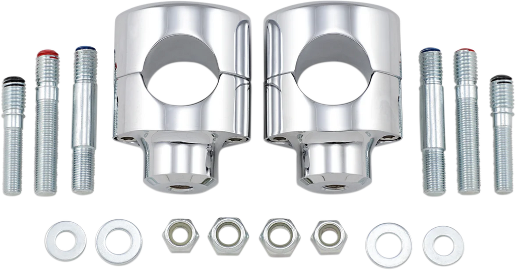 Drag Specialties Big Buffalo Handlebar Risers - 1-1/2" - Chrome - Main Product View