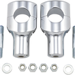 Load image into Gallery viewer, Drag Specialties Big Buffalo Handlebar Risers - 3" - Chrome - Main Product View