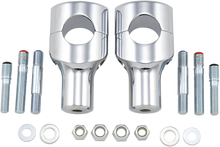 Load image into Gallery viewer, Drag Specialties Big Buffalo Handlebar Risers - 3" - Chrome - Main Product View