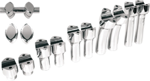 Load image into Gallery viewer, Drag Specialties Big Buffalo Handlebar Risers - Pullback - 5-1/2" - Chrome - Side View