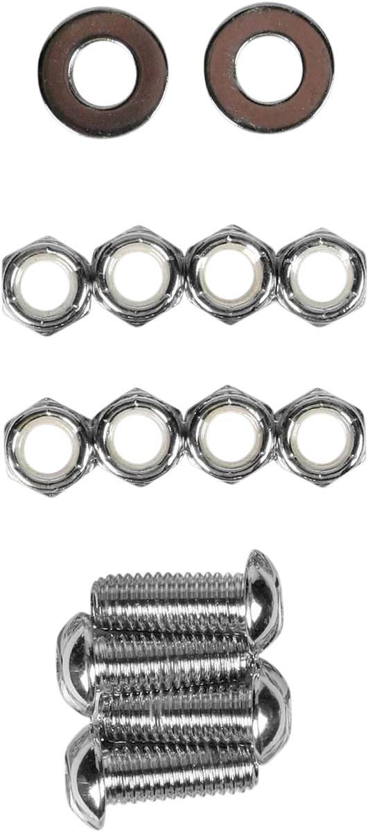 Drag Specialties Bolt Set - Kick Cover - Socket-Head/Smooth - Side View