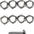 Load image into Gallery viewer, Drag Specialties Bolt Set - Motor Mount - Smooth fits Harley-Davidson Dyna / Softail - Side View
