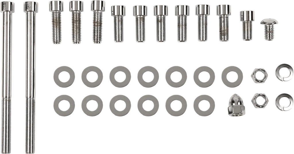Drag Specialties Bolt Set - Motor Mount - Smooth fits Harley-Davidson Dyna / Softail - Detail View
