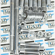 Load image into Gallery viewer, Drag Specialties Bolt Set - Motor Mount - Smooth fits Harley-Davidson Sportster - Main Product View