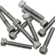 Load image into Gallery viewer, Drag Specialties Bolts - Socket-Head - Replacement - Smooth/Coarse Thread - #10-24 x 1-1/4" - 10 Pack - Side View