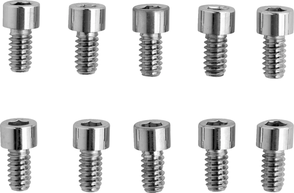 Drag Specialties Bolts - Socket-Head - Replacement - Smooth/Coarse Thread - #10-24 x 3/8" - 10 Pack - Main Product View