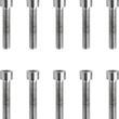 Load image into Gallery viewer, Drag Specialties Bolts - Socket-Head - Replacement - Smooth/Coarse Thread - #8-32 x 7/8" - 10 Pack - Main Product View