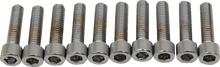 Load image into Gallery viewer, Drag Specialties Bolts - Socket-Head - Replacement - Smooth/Fine Thread - #10-32 x 7/8" - 10 Pack - Side View