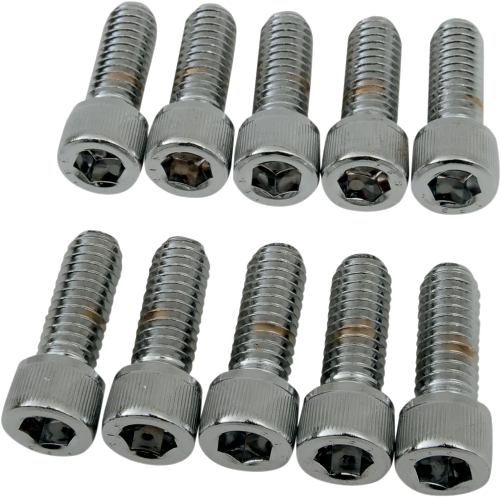 Drag Specialties Bolts - Socket-Head - Smooth - 3/8-16 x 1" - Side View
