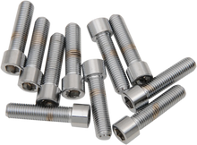 Load image into Gallery viewer, Drag Specialties Bolts - Socket-Head/Replacement - Smooth/Fine Thread - 5/16"-24 x 1" - 10 Pack - Main Product View