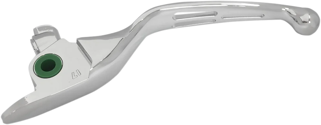 Brake Lever - Slotted - Chrome DragSpecialties H07-0605-B - Side View