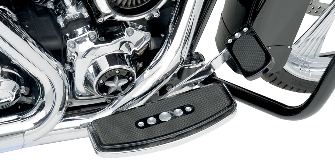 Drag Specialties Brake Pedal Pad - Black 1610-0195 - Side View