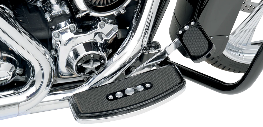 Drag Specialties Brake Pedal Pad - Black 1610-0195 - Side View