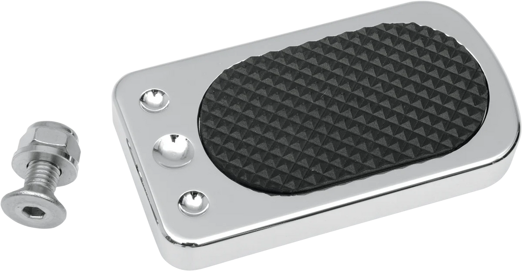 Drag Specialties Brake Pedal Pad - Chrome 1610-0133 - Main Product View