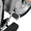 Load image into Gallery viewer, Drag Specialties Brake Pedal Pad - Chrome 1610-0133 - Back View