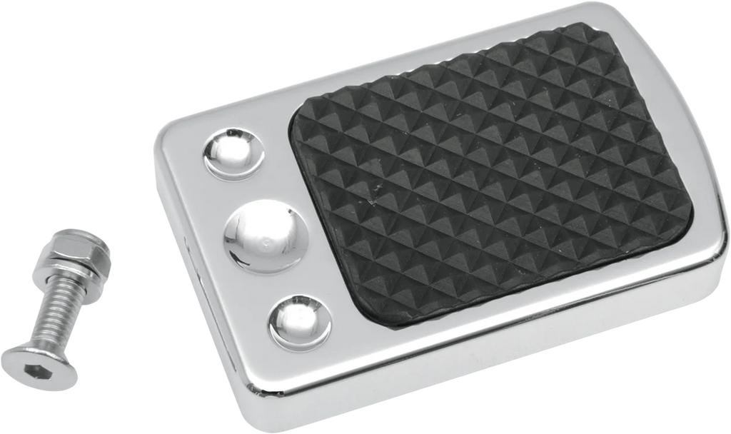 Drag Specialties Brake Pedal Pad - Chrome 1610-0134 - Main Product View