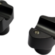 Load image into Gallery viewer, Drag Specialties Buffalo Billet Aluminum Handlebar Risers - 1-1/2" - Flat Black 0602-0809 - Main Product View