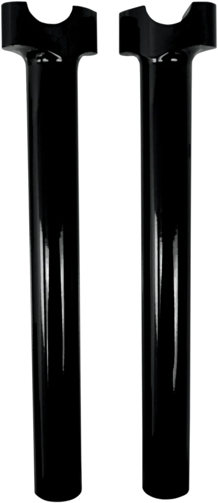 Drag Specialties Buffalo Billet Aluminum Handlebar Risers - 12" - Black 0602-0519 - Main Product View