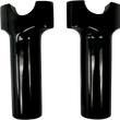 Load image into Gallery viewer, Drag Specialties Buffalo Billet Aluminum Handlebar Risers - 4" - Black 0602-0520 - Main Product View