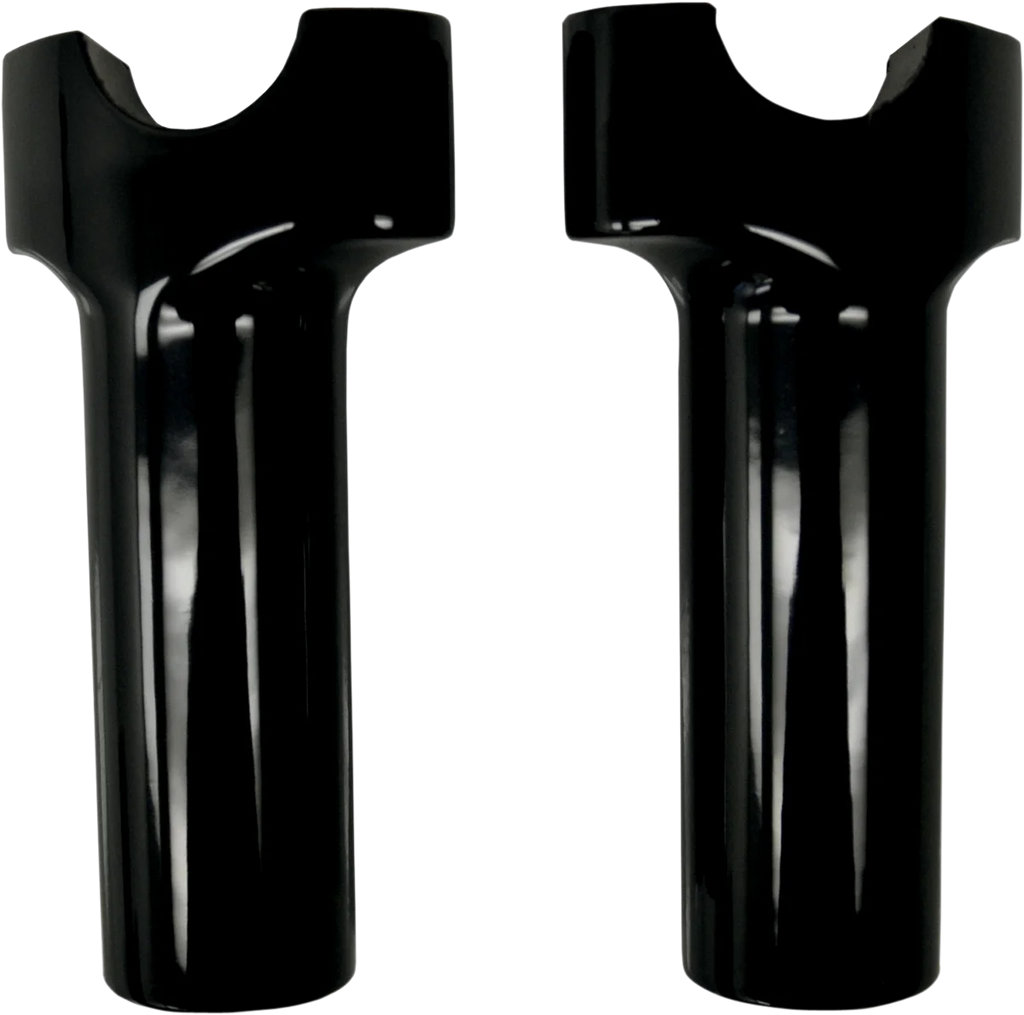 Drag Specialties Buffalo Billet Aluminum Handlebar Risers - 4" - Black 0602-0520 - Main Product View