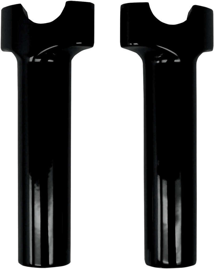 Drag Specialties Buffalo Billet Aluminum Handlebar Risers - 6" - Black 0602-0521 - Main Product View
