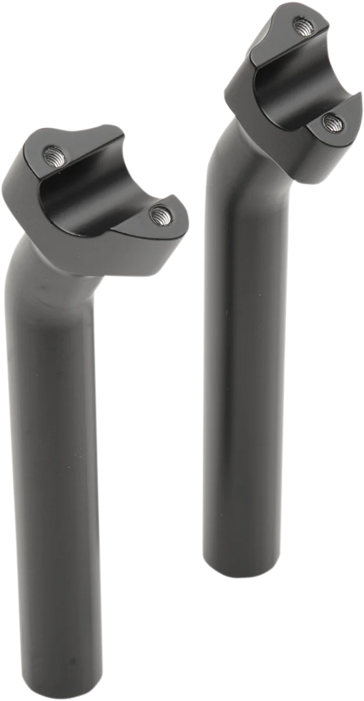 Drag Specialties Buffalo Billet Aluminum Handlebar Risers - 9-1/2" - Flat Black 0602-0810 - Main Product View