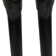 Load image into Gallery viewer, Drag Specialties Buffalo Billet Aluminum Handlebar Risers - 9-1/2" - Flat Black 0602-0810 - Side View