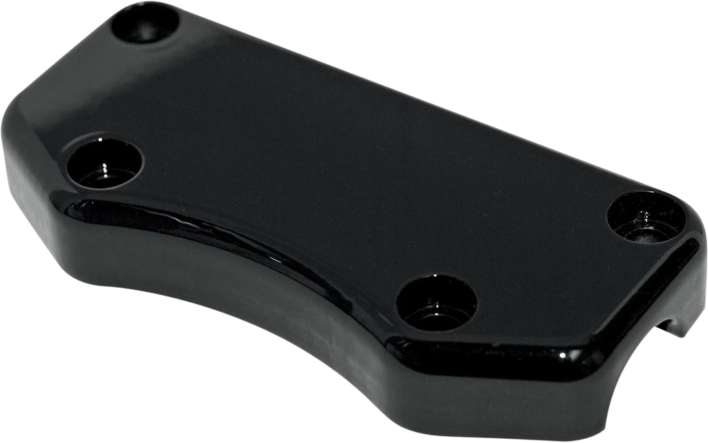 Drag Specialties Buffalo Handlebar Clamp - Smooth - Black 0602-0348 - Main Product View