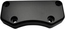 Load image into Gallery viewer, Drag Specialties Buffalo Handlebar Clamp - Smooth - Flat Black 0602-0808 - Main Product View